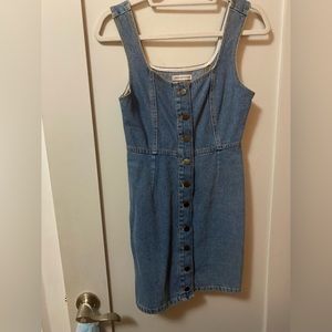 Button down denim mini dress from urban outfitters